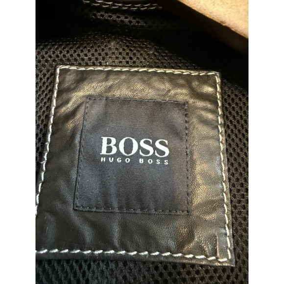 Hugo Boss - McLaren Limited Edition Aniline Leather Jacket Size 42R - Picture 12 of 16